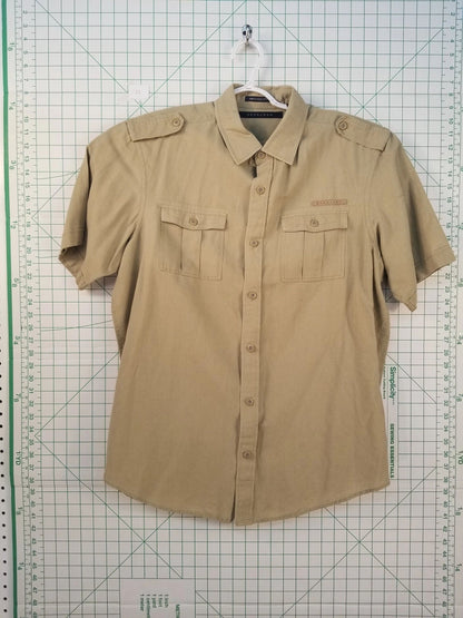 Sean John Short Sleeve Button Up XL