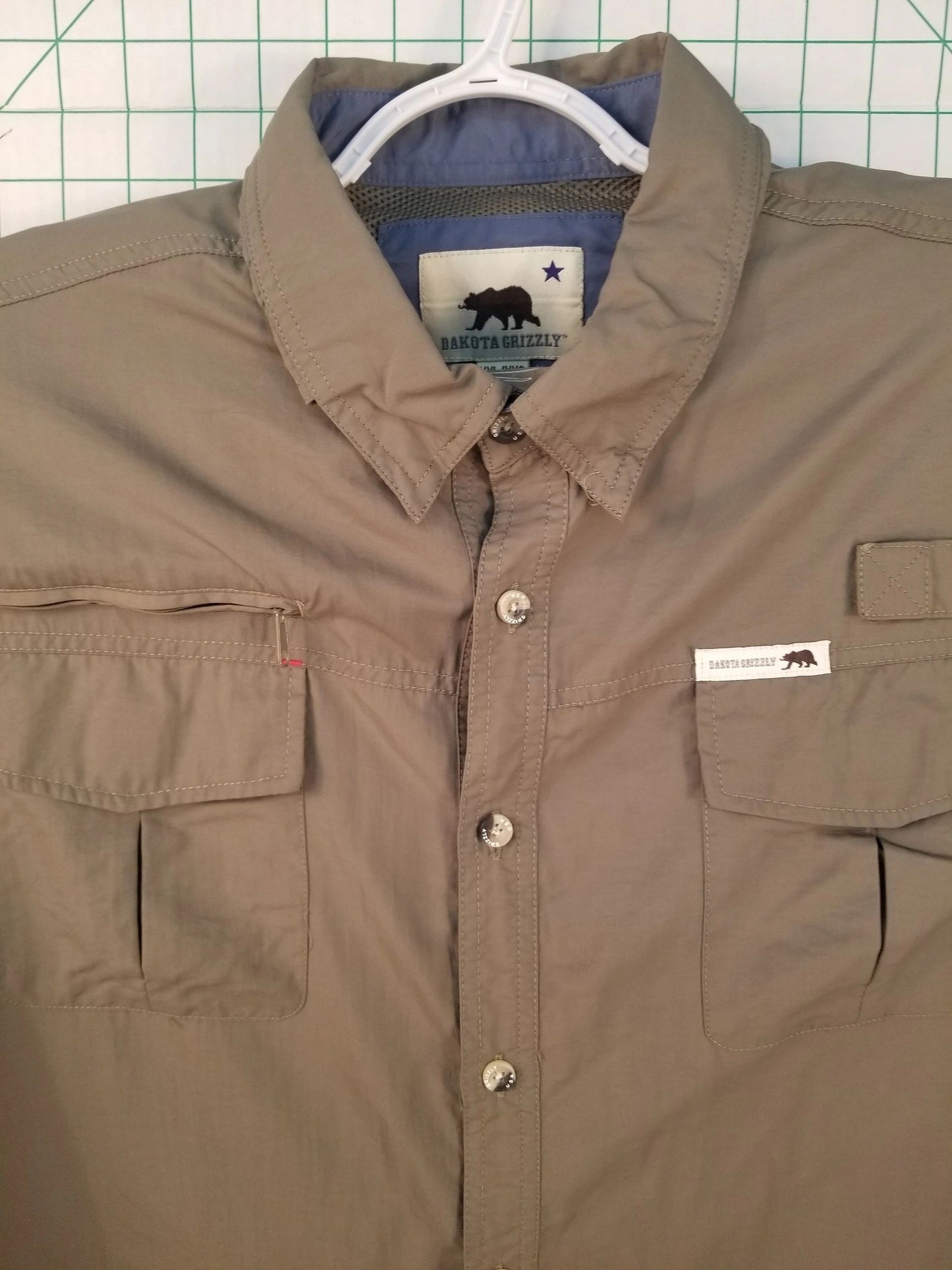 Dakota Grizzly Windbreaker Button Up Shirt