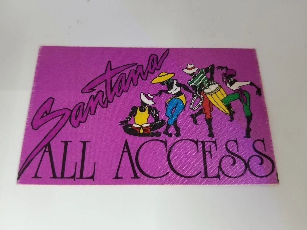 Santana Backstage Pass