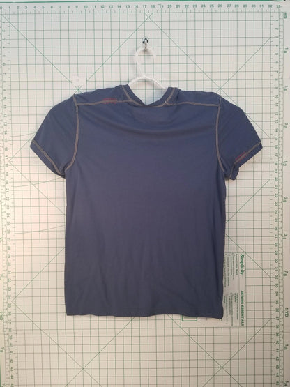 Guess USA Button V-Neck Tee