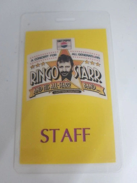 Ringo Starr And His All-Starr Band Backstage Pass