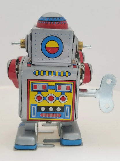 Tin Walking Robot Wind-up Collector's Toy