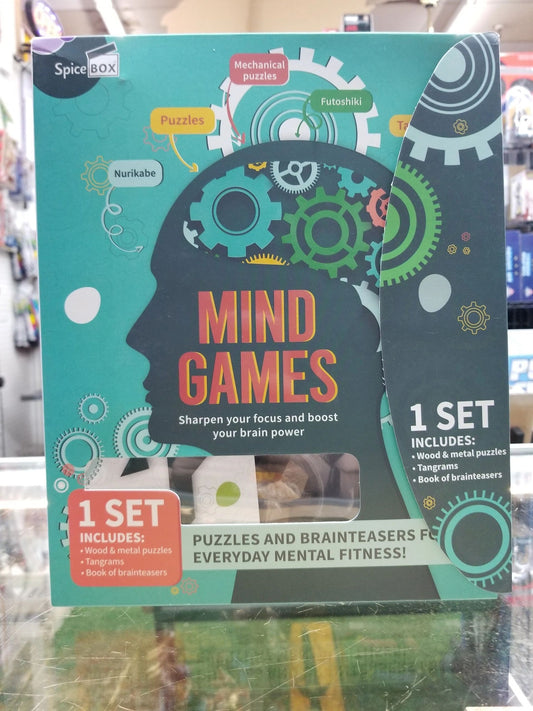 Mind Games Puzzles And Brainteasers Set
