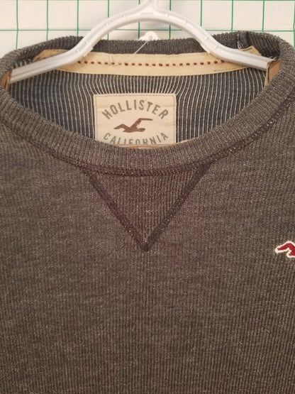 Hollister Grey Knit Sweatshirt S