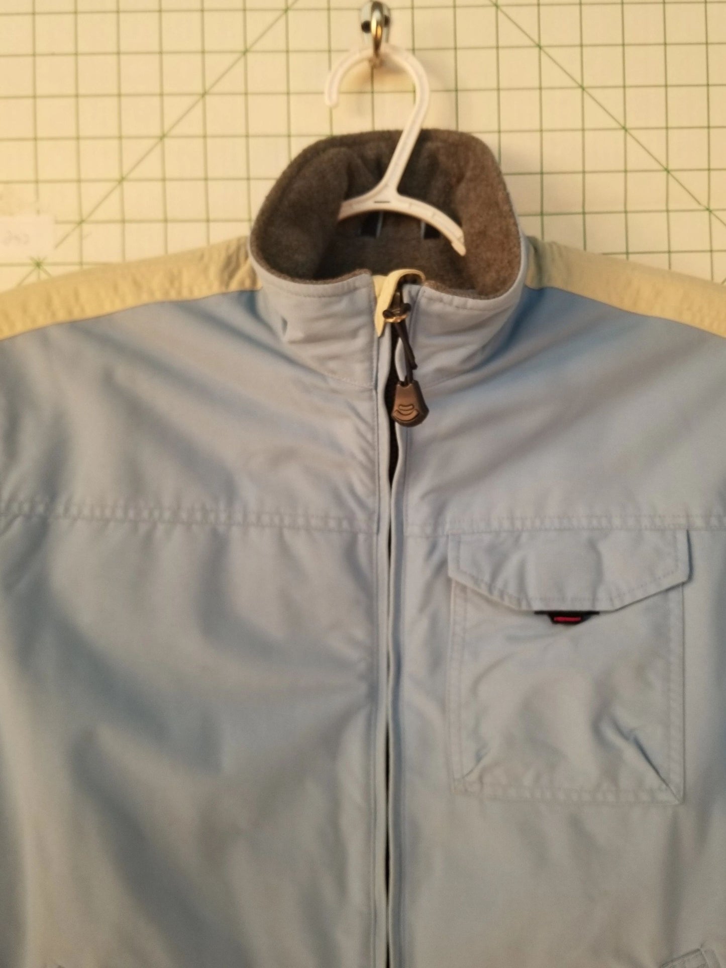Abercrombie Zip-up Jacket Light Blue L