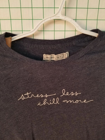 Abercrombie & Fitch "Stress Less" Tee XS