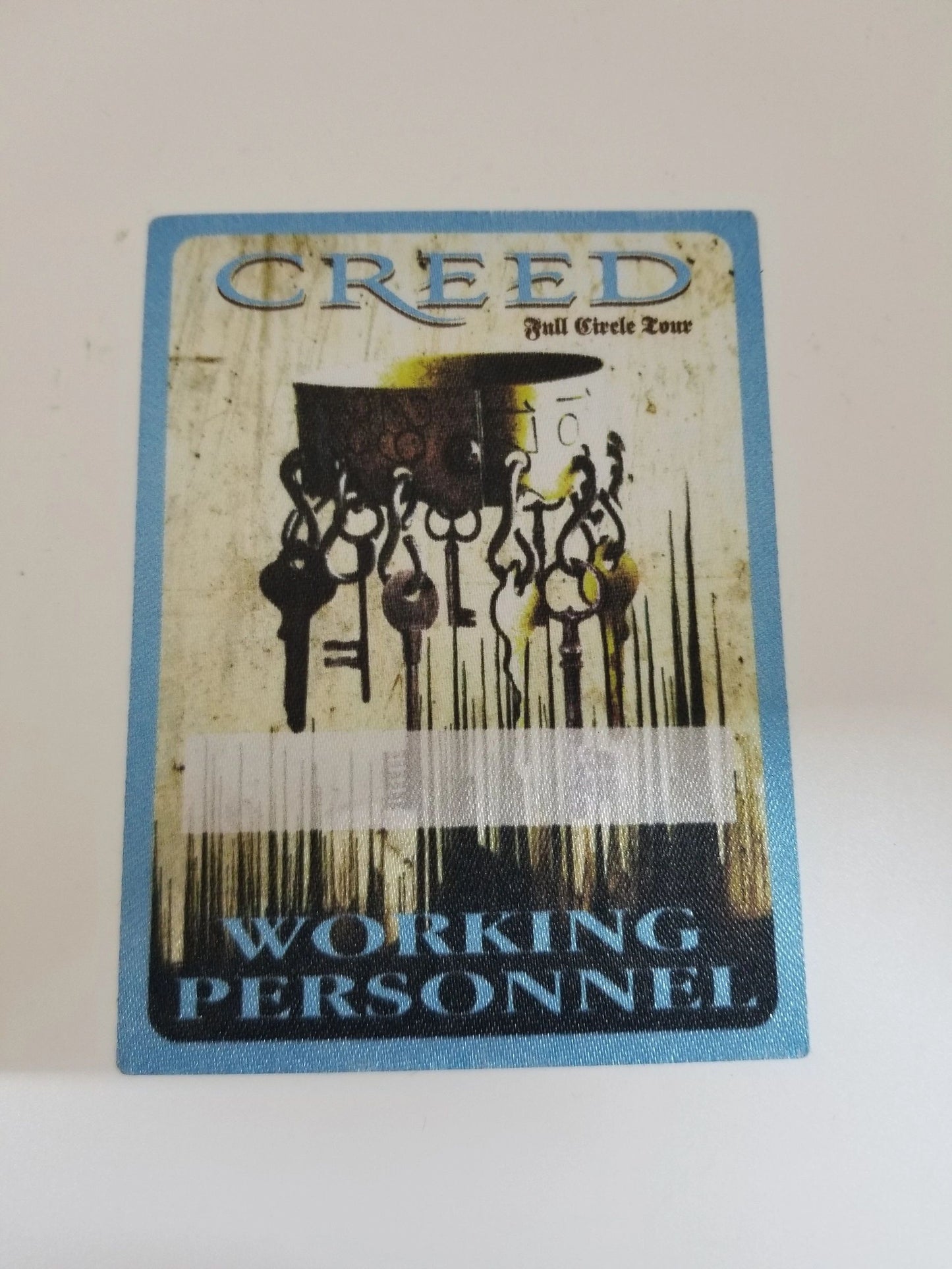 Creed "Full Circle" Tour Backstage Pass