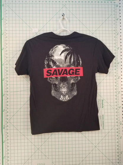Vibes "Savage" Graphic Tee Large