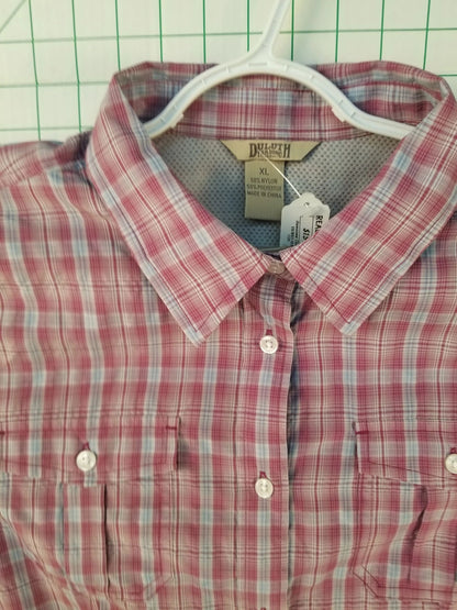 Duluth Trading Co. Long Sleeve Button Up XL