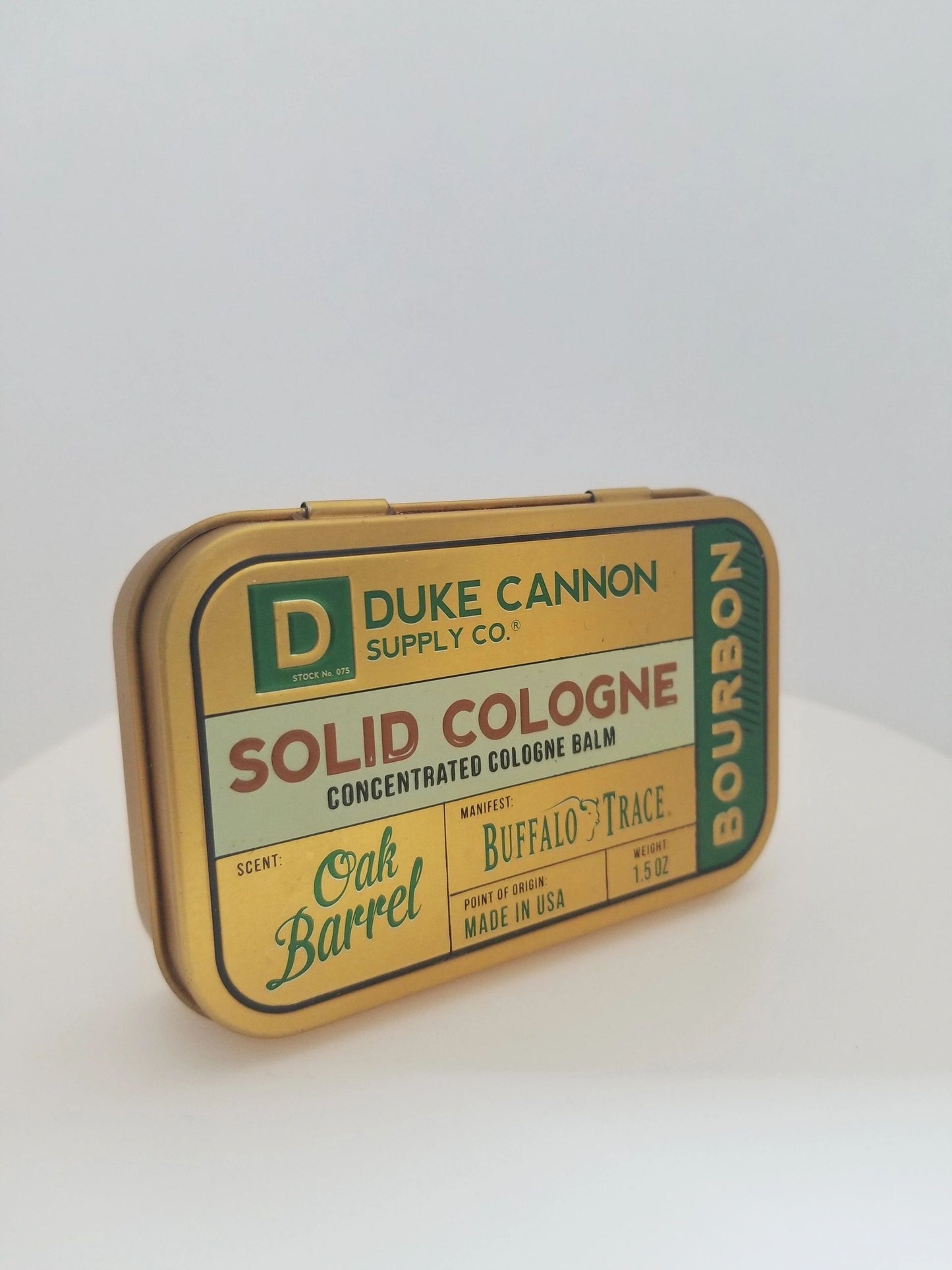 Duke Cannon Supply Co. "Oak Barrel" Concentrated Cologne "BOURBON"