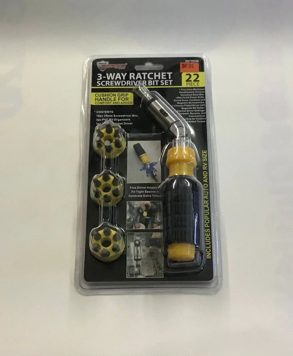 3-Way Ratchet Screwdriver Set