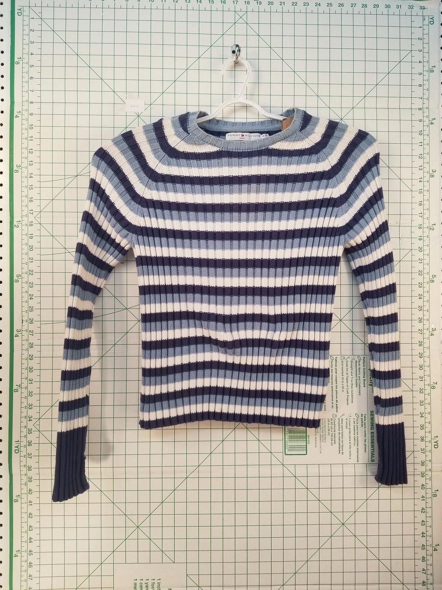 Tommy Hilfiger Blue Striped Sweater XL