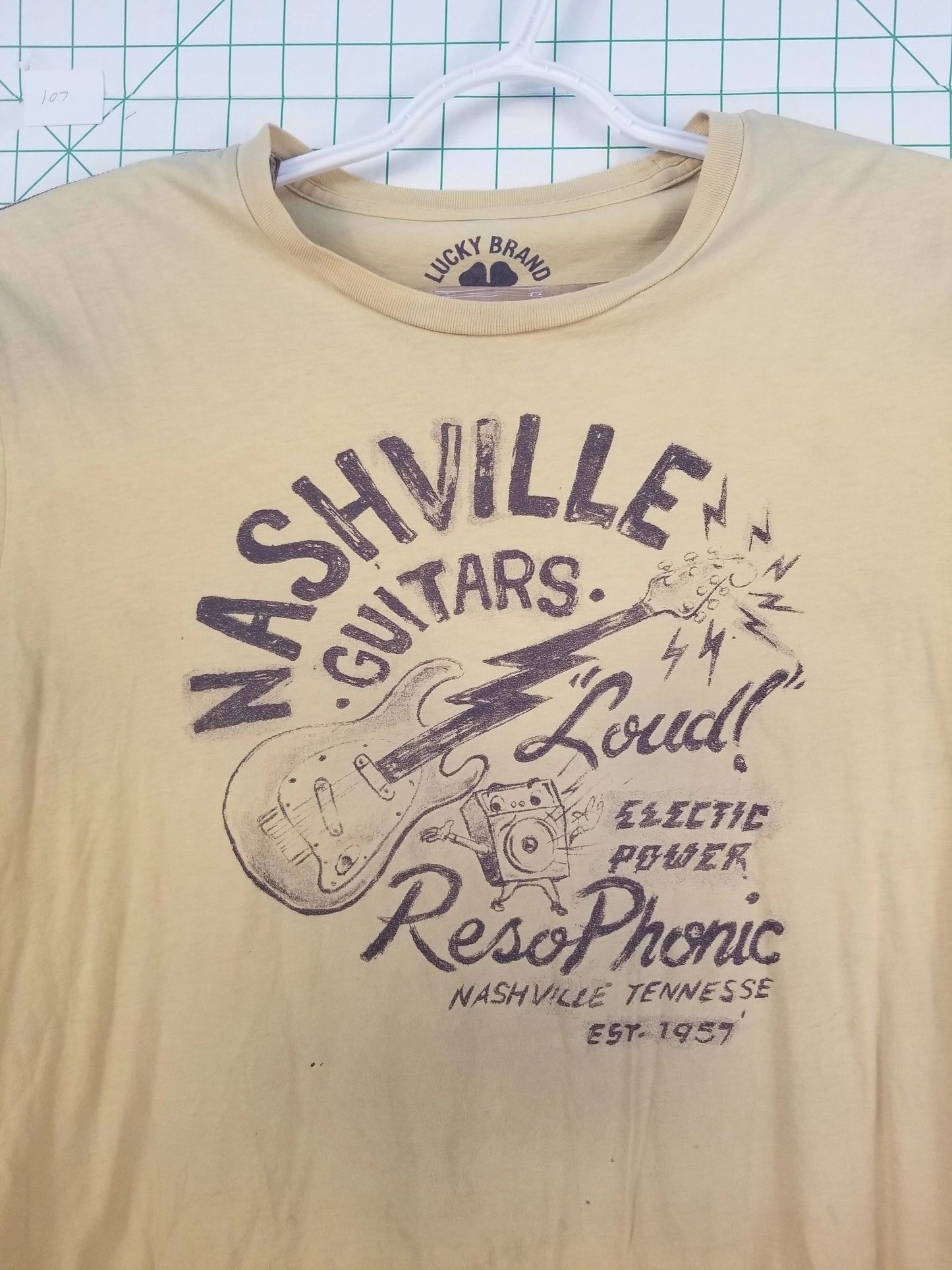 Lucky Brand "Nashville Guitars" Tee