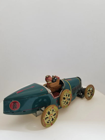 Tin Racecar Wind-up Collector's Toy