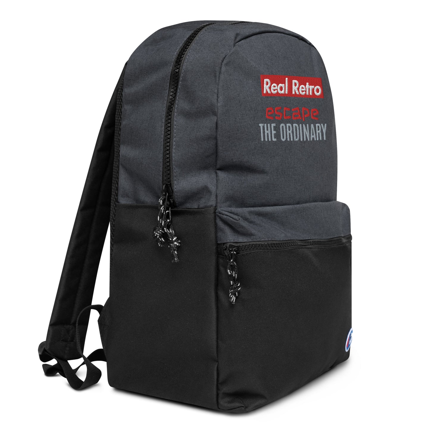 Real Retro Embroidered Champion Backpack