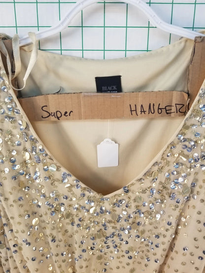 Saks Fifth Avenue Gold Sequins Blouse