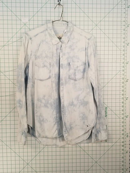Hollister Acid Wash Button Down Large