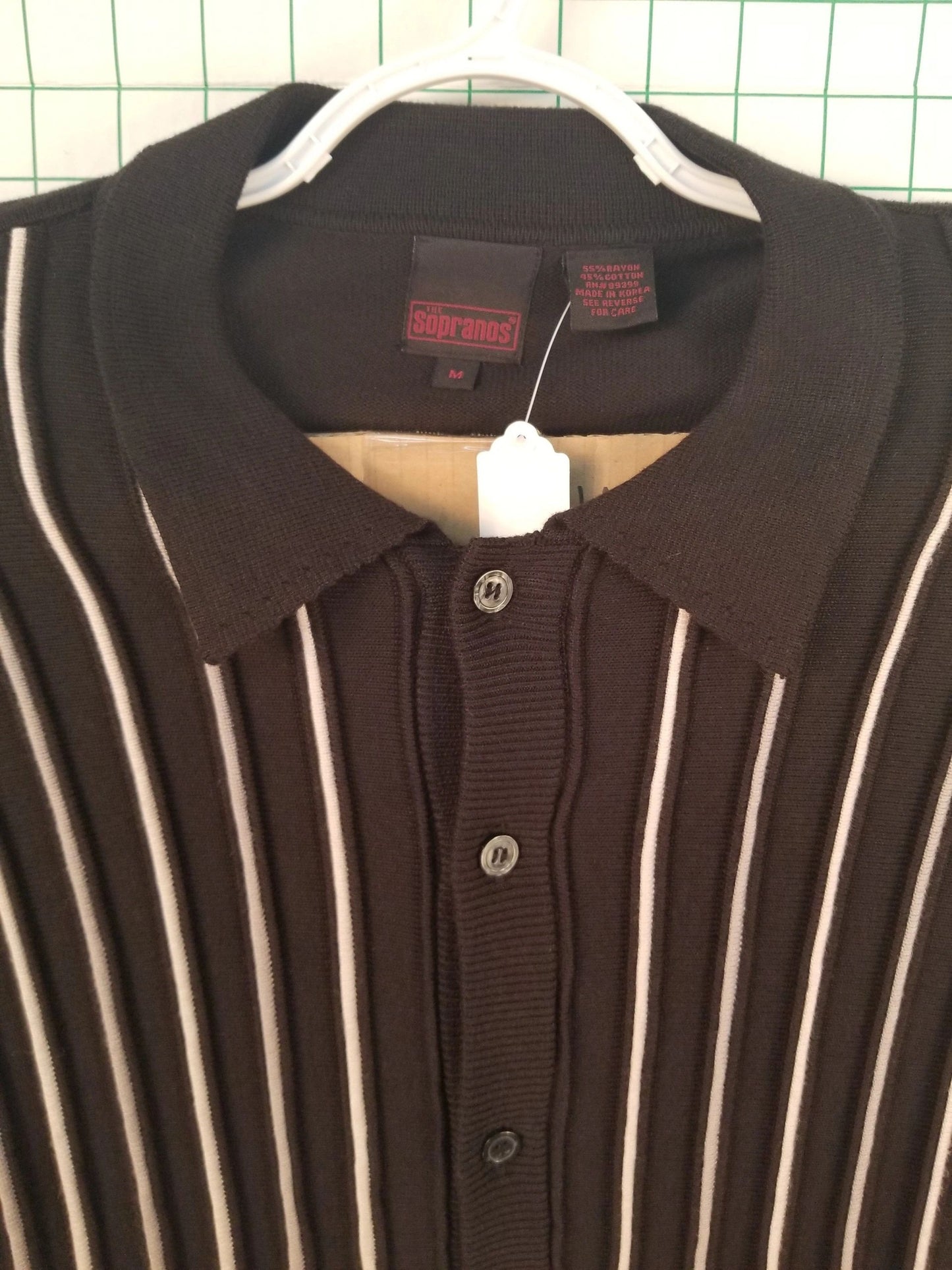 The Sopranos Black Striped Cardigan