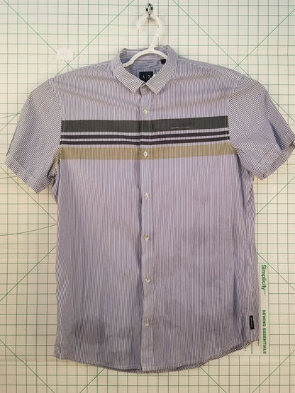 Armani Exchange Short Sleeve Button Up