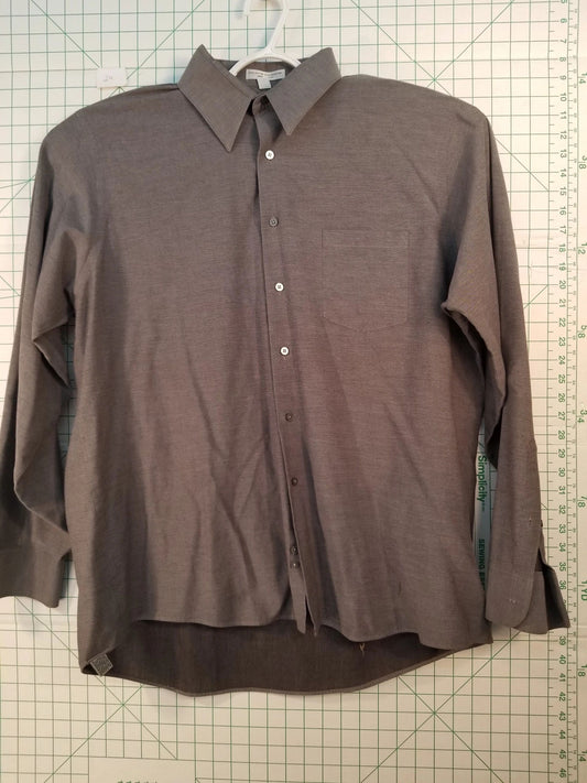 Geoffrey Beene Grey Button Down Shirt