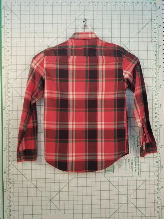 American Eagle Outfitters Red Plaid Button Up