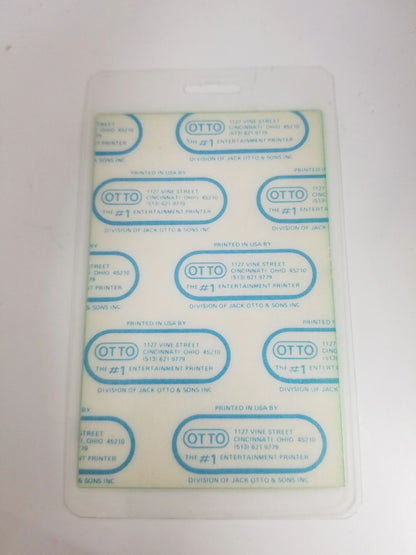 Air Supply World Tour 1983 Backstage Pass