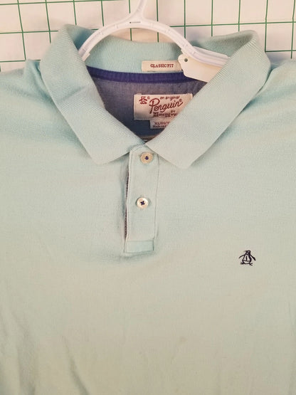Original Penguin Blue Polo Shirt XL