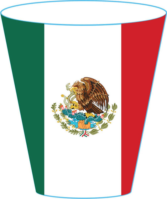 Kalan Lp - SGW883 Mexico Flag Wrapped Shot Glass