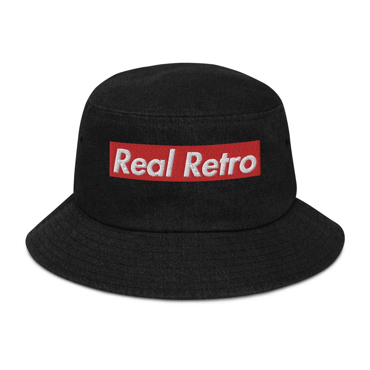 Real Retro Denim bucket hat