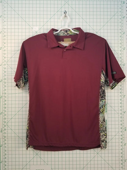 Brush Country Camouflage Red Polo XL