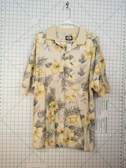 Tommy Bahama Floral Print Polo Medium
