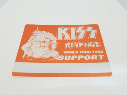 KISS Revenge World Tour 1992 Backstage Pass