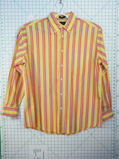 Charter Club Club Room Striped Button Down