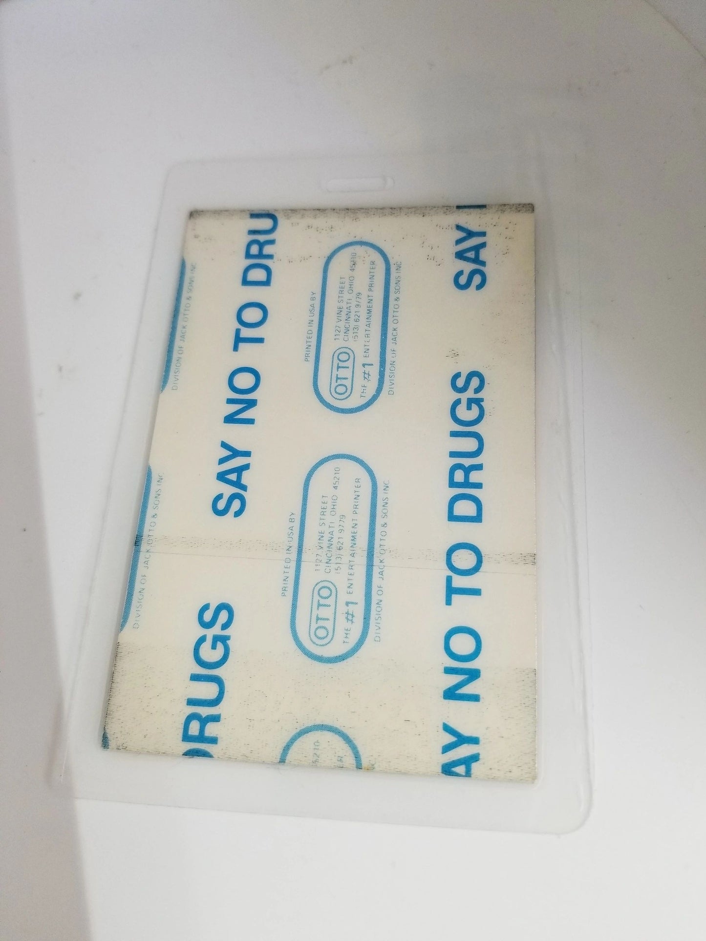 Twisted Sister Love Is For Suckers Tour Backstage Pass