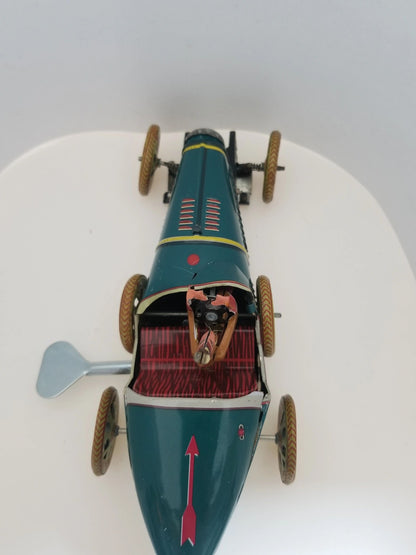 Tin Racecar Wind-up Collector's Toy