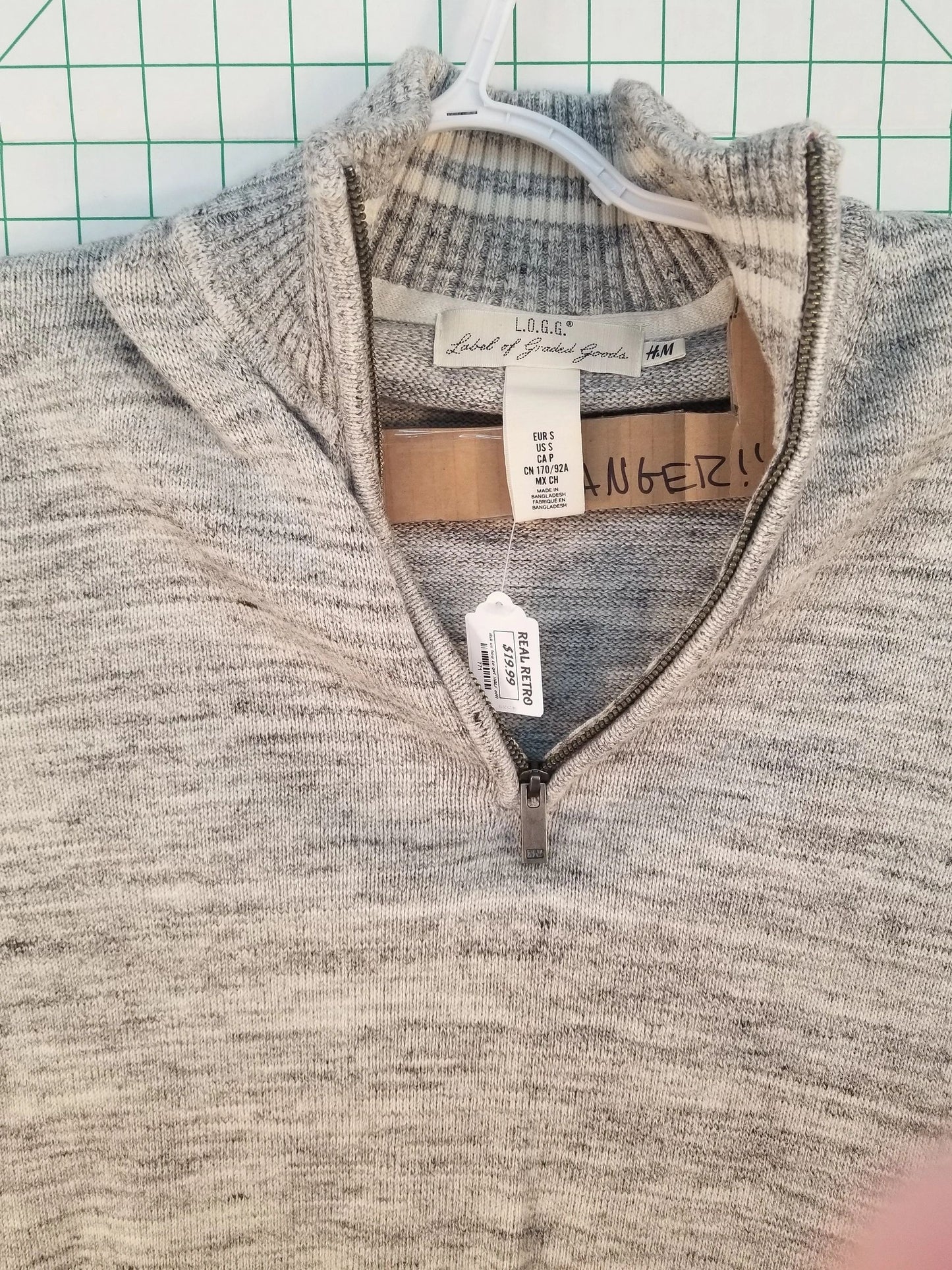 H&M Pullover Sweater with Turtleneck Zip