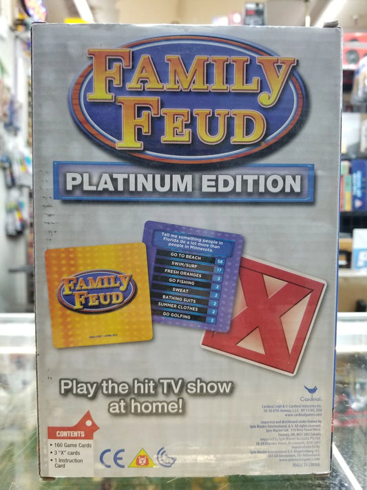 Family Feud Platinum Edition Card Game