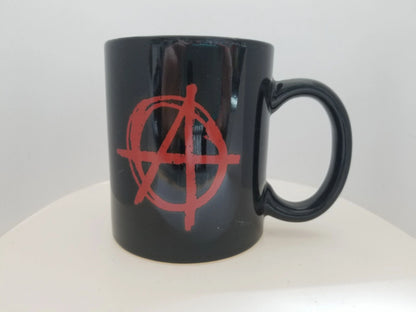 Anarchy Mug Black/Red Ceramic