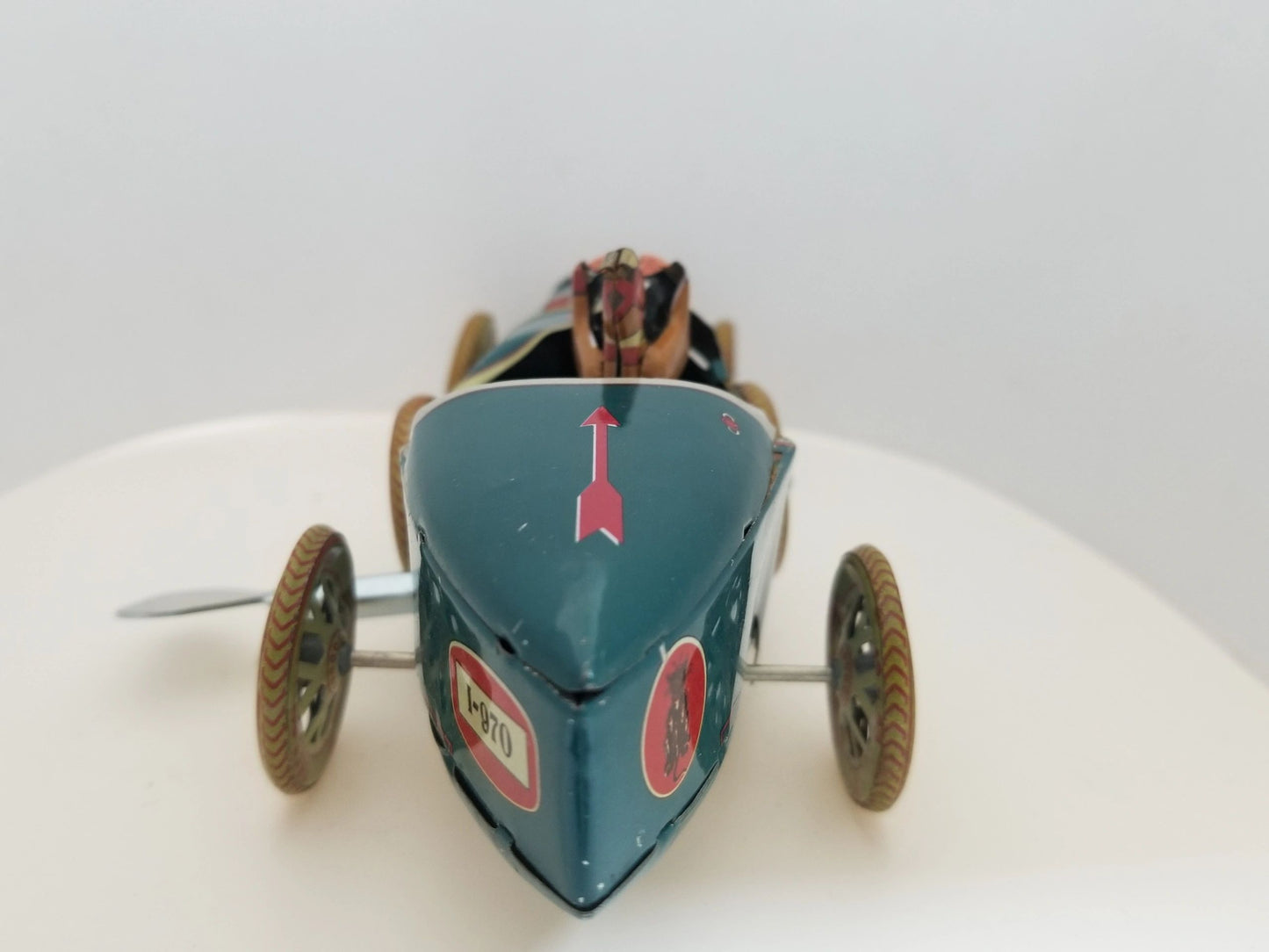 Tin Racecar Wind-up Collector's Toy