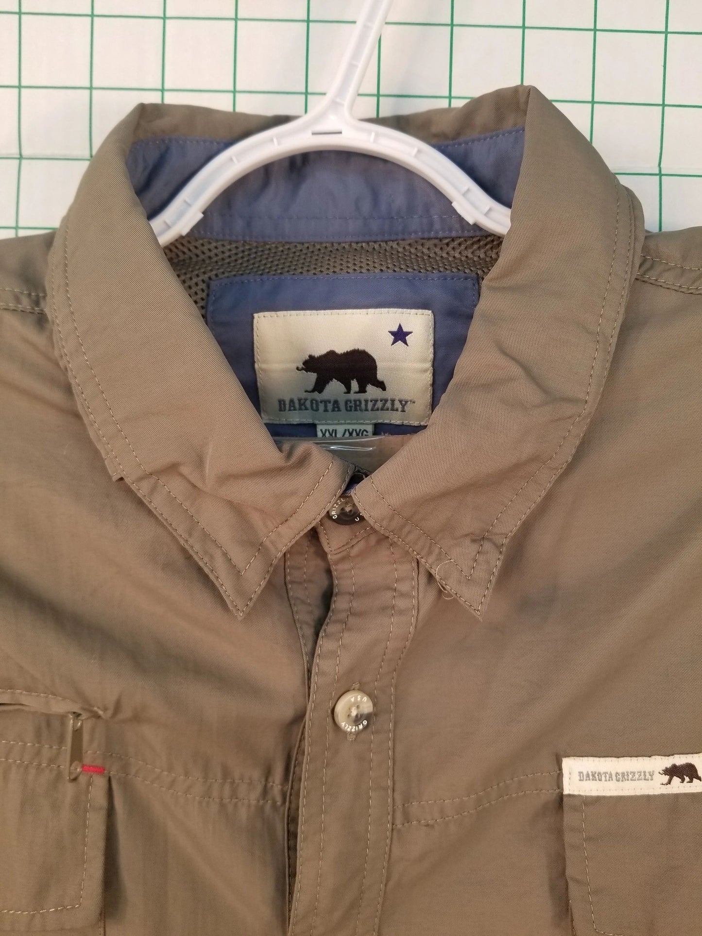 Dakota Grizzly Windbreaker Button Up Shirt