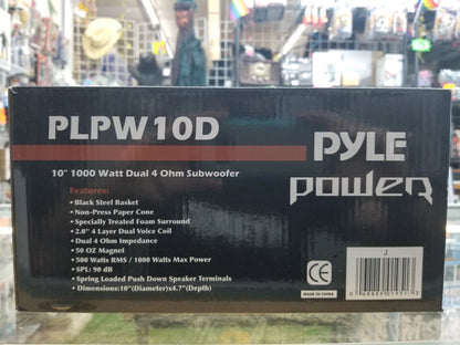Pyle Power Dual 4 Ohm Subwoofer