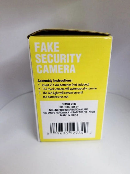 Fake Security Camera