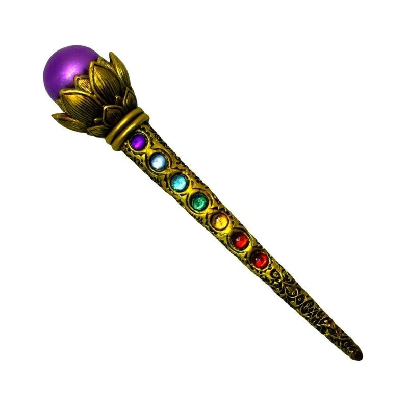 Magic Wand w/ Chakra Stones - 8.5"