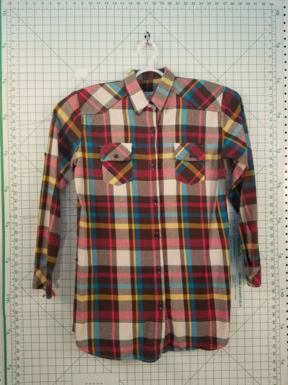 Matchstick Argus Plaid Flannel Button Down