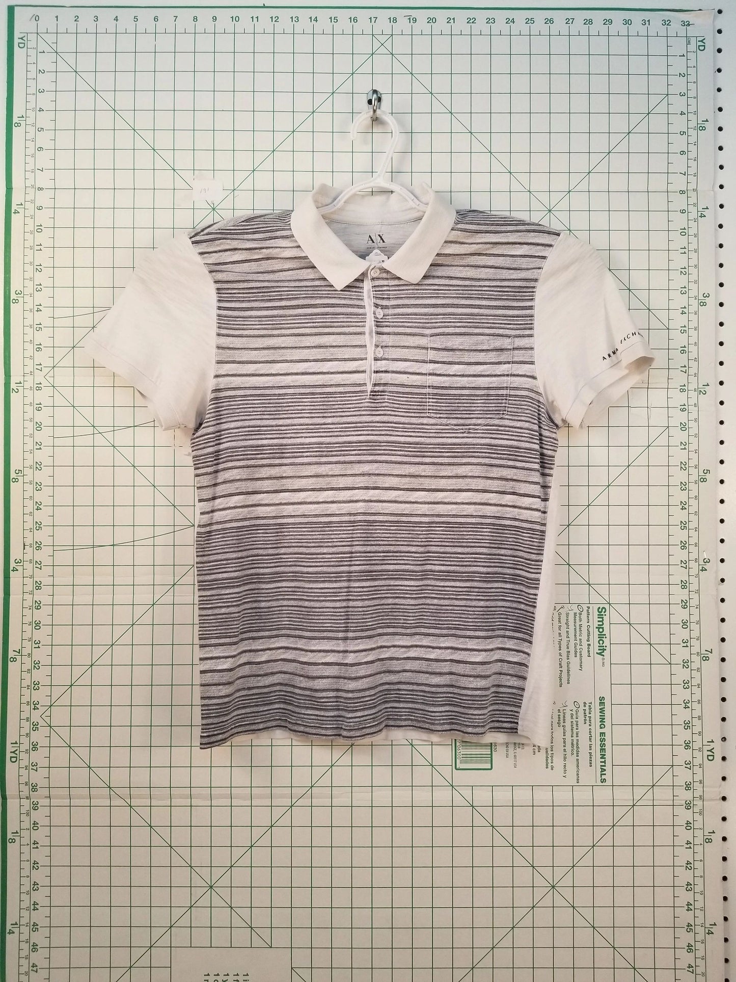 Armani Exchange Striped Polo L