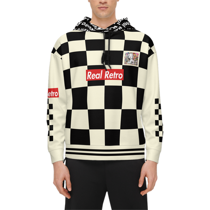 Real Retro Checkered Marilyn Relaxed Hoodie