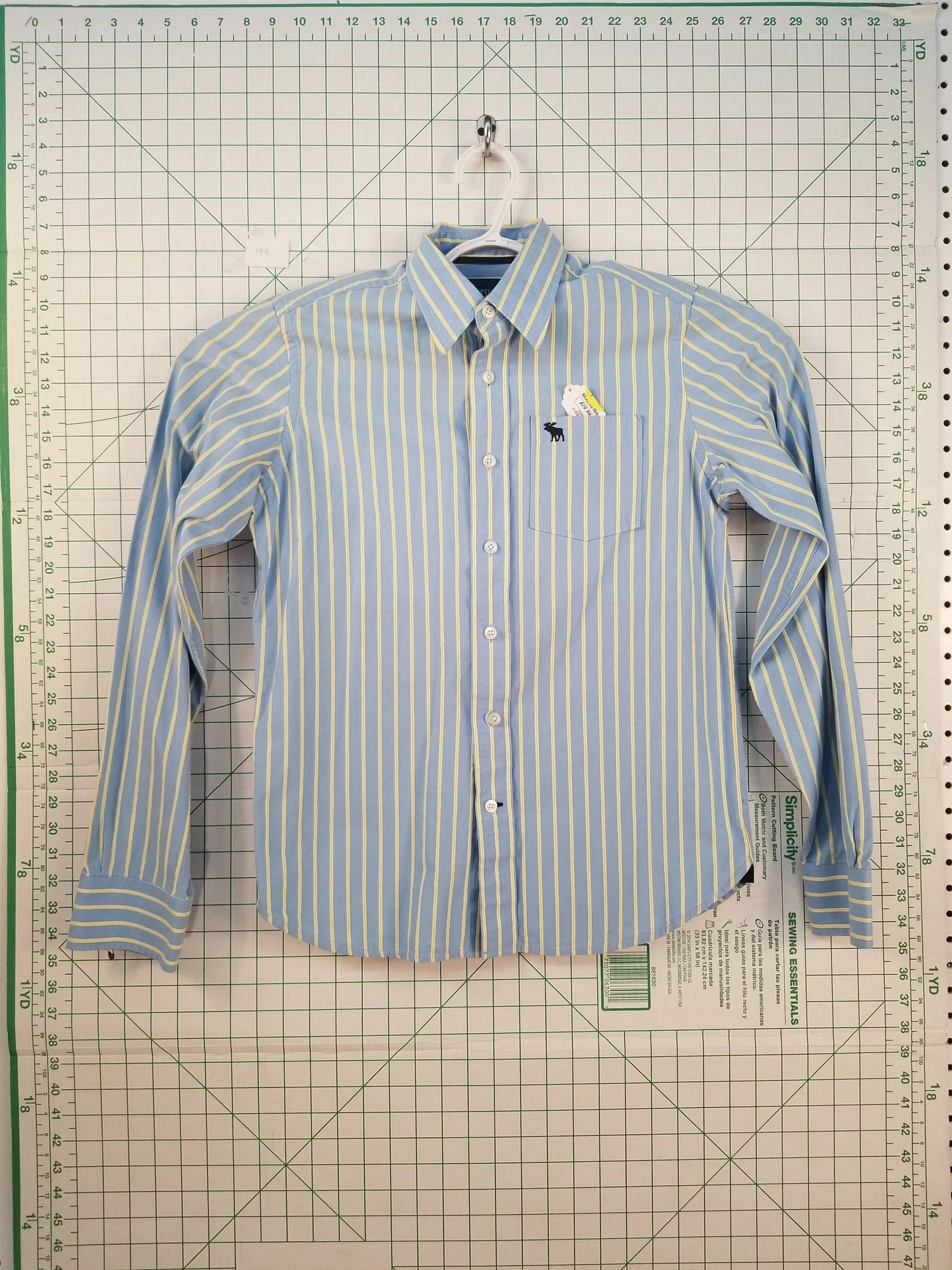 Abercrombie Striped Long Sleeve Button Up