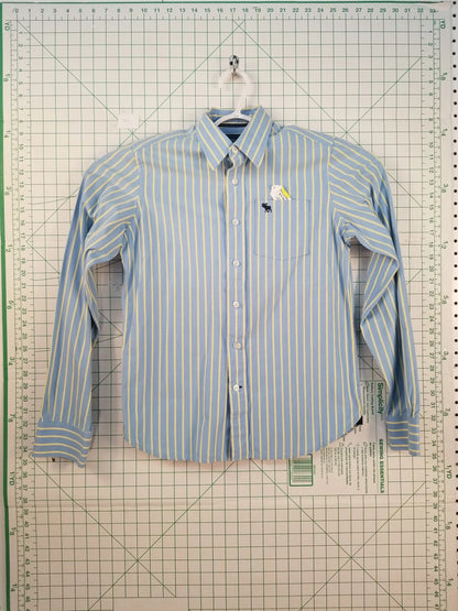 Abercrombie Striped Long Sleeve Button Up