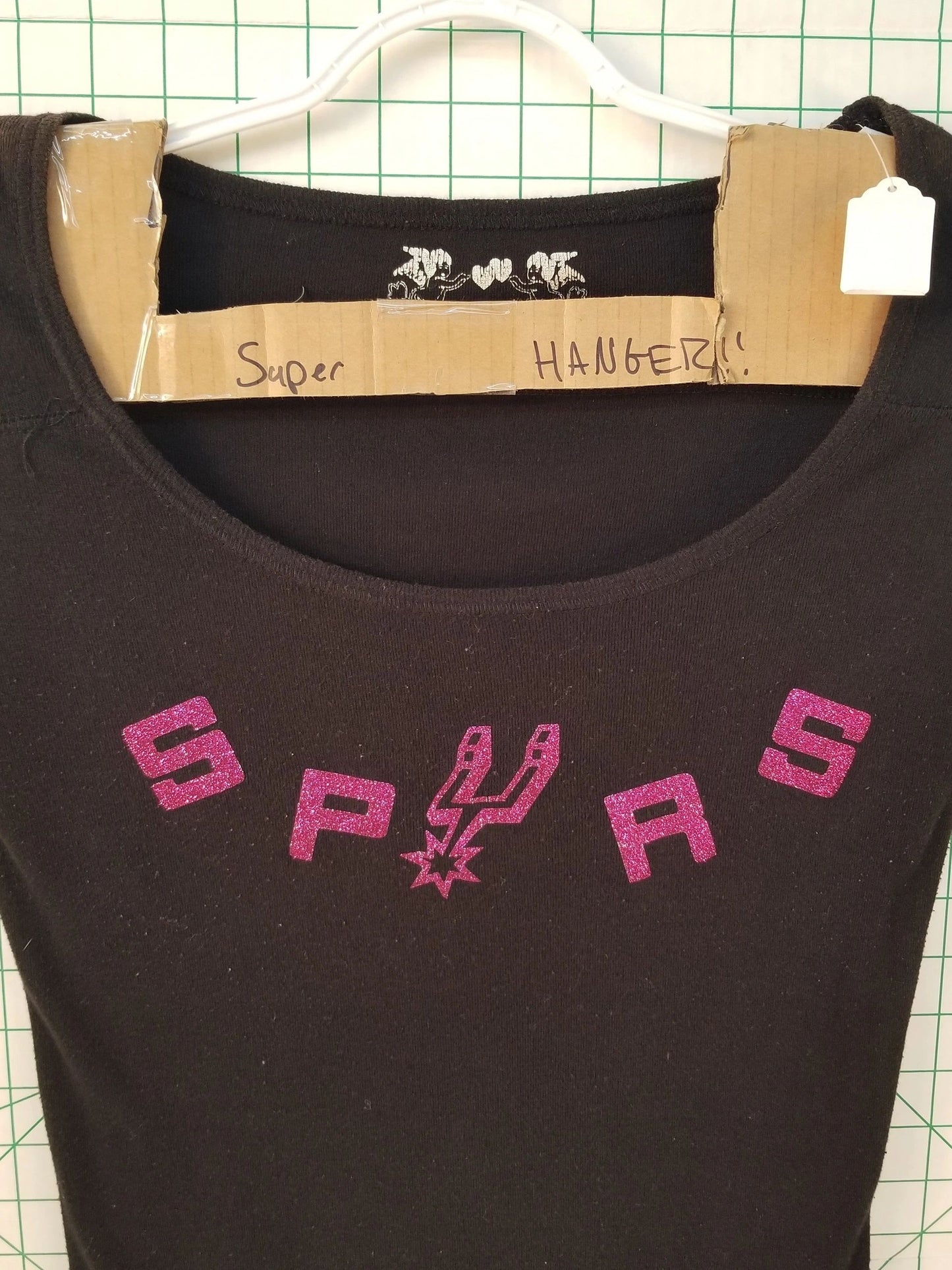 Poof! Pink Glitter San Antonio Spurs Tee