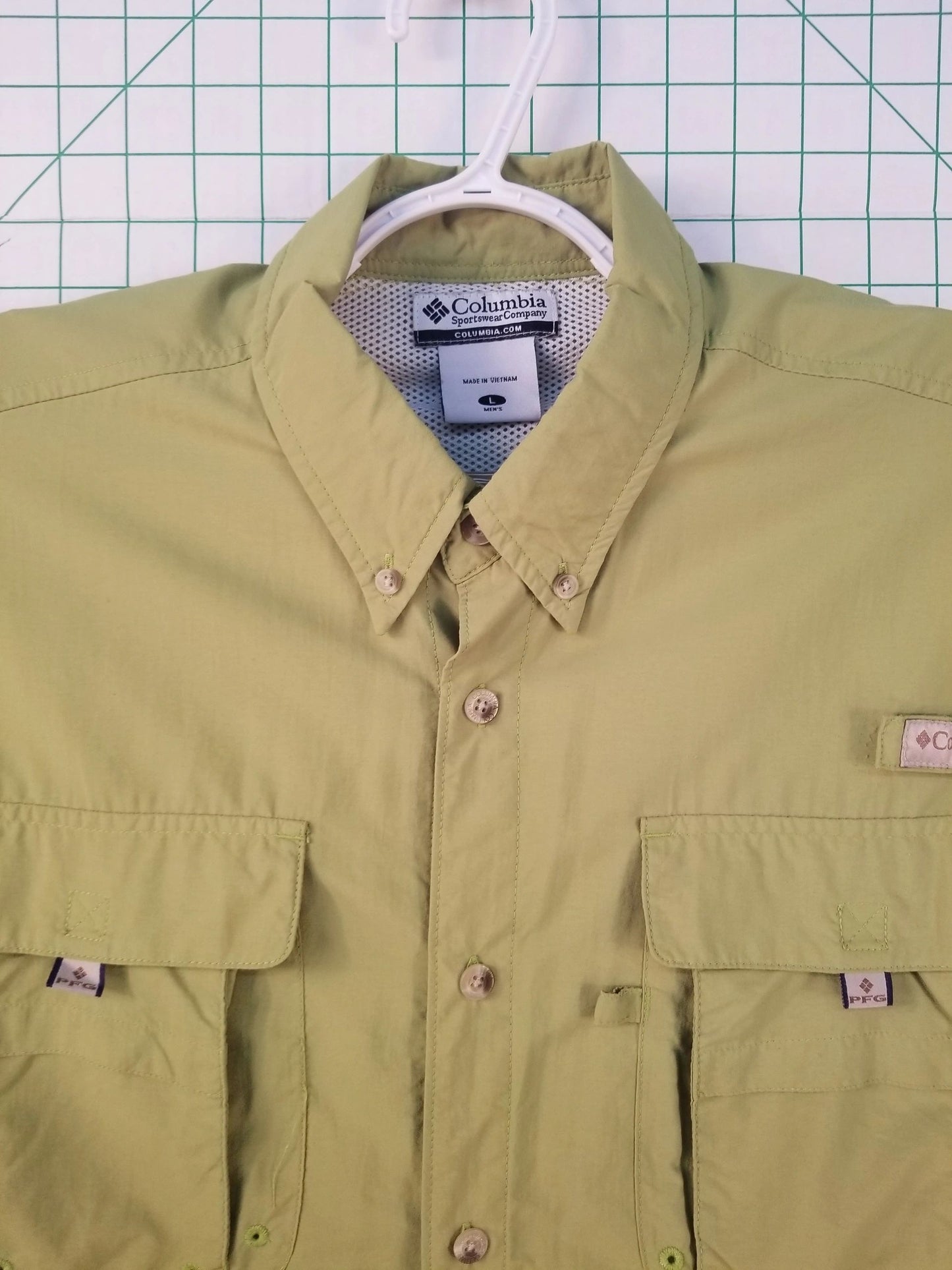 Columbia Sportswear Polo Green Large